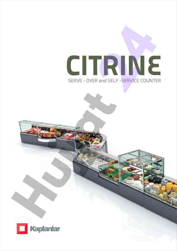 Citrine serve over and self service counter overview