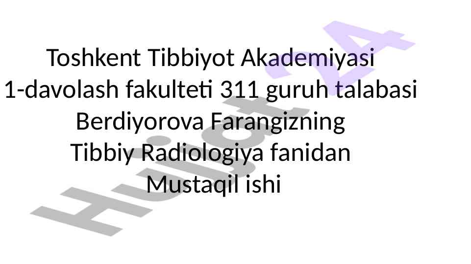 Pnevmotoraks tibbiy radiologiyada muammo tahlili