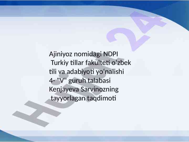 Badiiy adabiyotning mohiyati va estetik tayyorlik