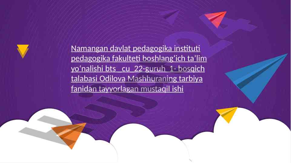 Tarbiyaning oila hamkorligi metodlari