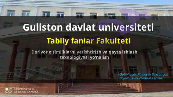Nam subtropik o‘rmon tuproqlari tahlili