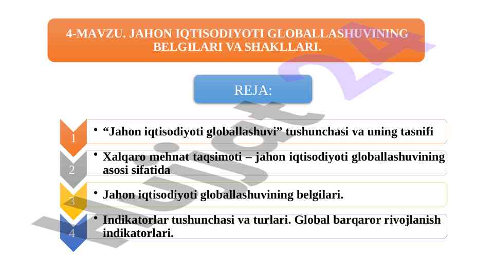 Globallashuv va iqtisodiyot: mikro daraja tahlili