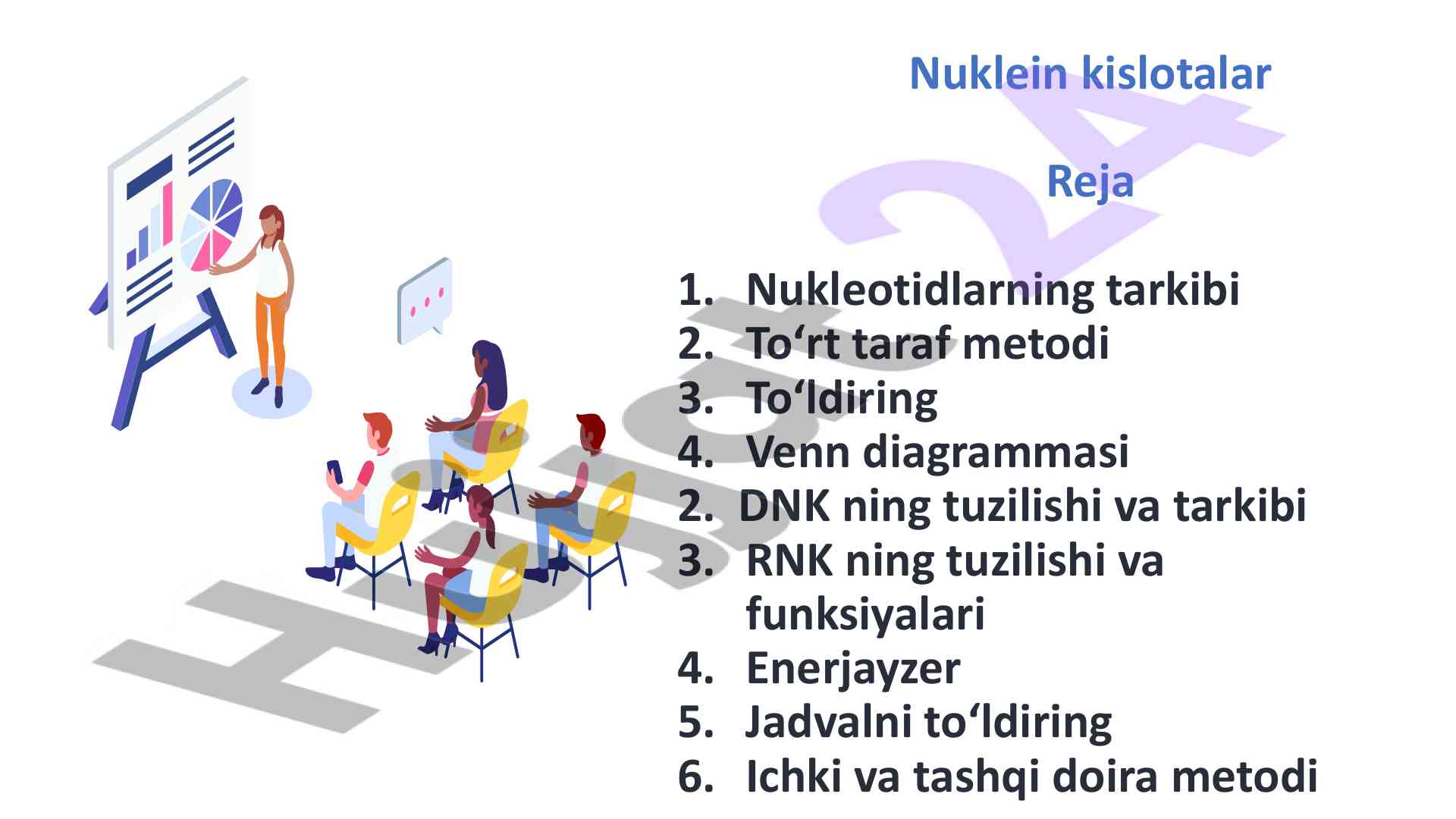 Nuklein kislotalar va ularning tashkiliy tuzilishi