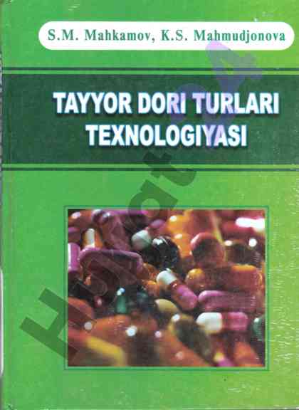 Tayyor dori turlari texnologiyasi darslik
