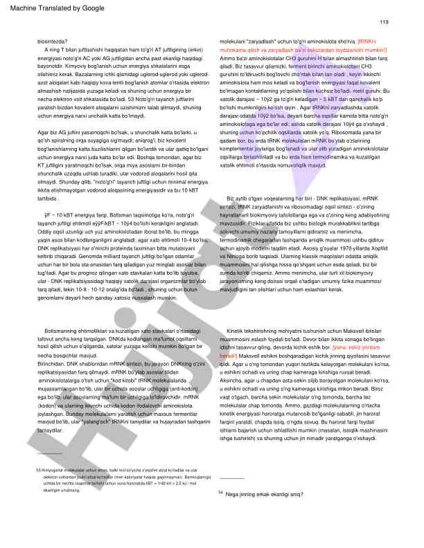 Molekulalar va dnk replikatsiyasidagi xatoliklar