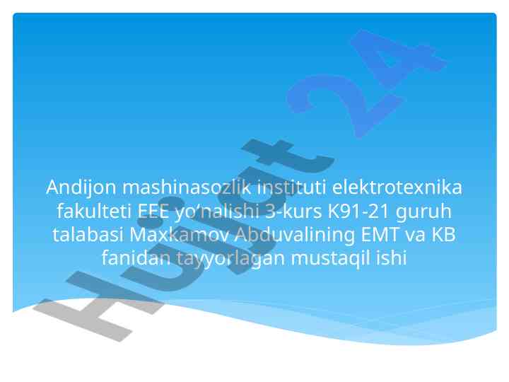 O'zgarmas tok motorining tezligini rostlash usullari