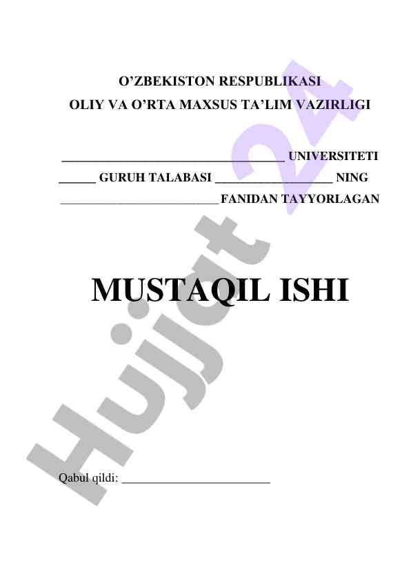 Ekonometrika va unung asoslari tahlili