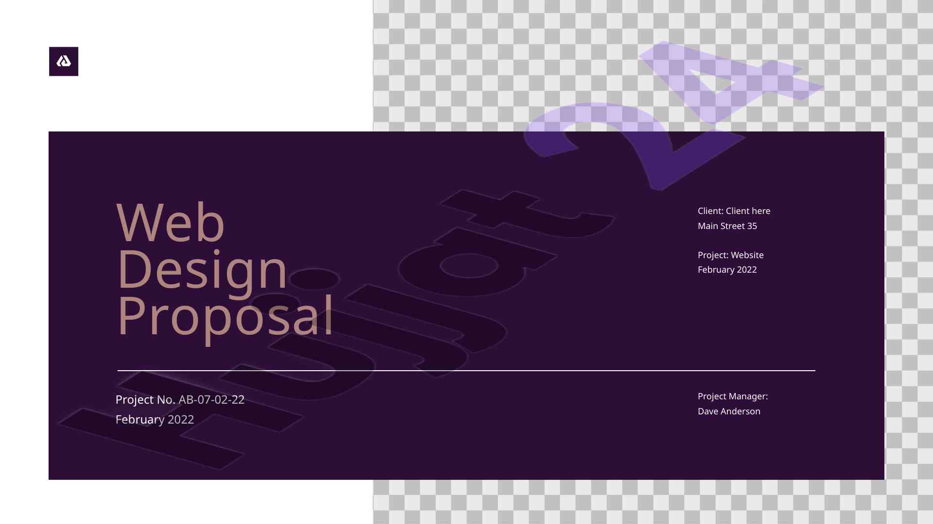 Web design proposal overview and analysis