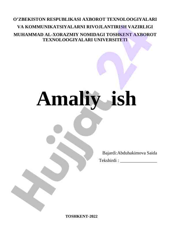 Mantiqiy elementlar va rostlik jadvali loyihasi