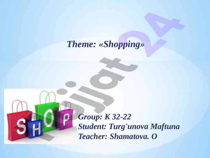 Shopping and its types in modern economy