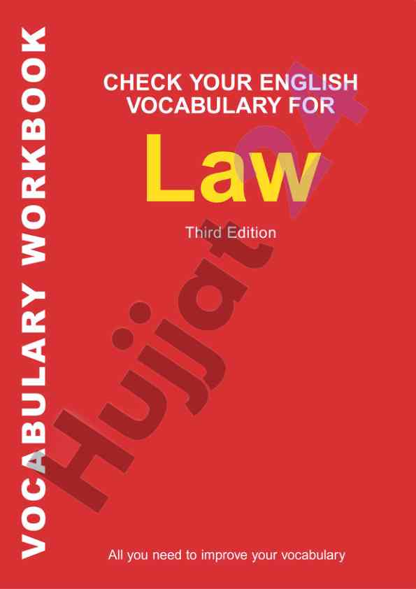 Check your english vocabulary for law