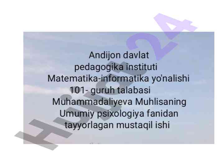 Kichik maktab yoshida psixik rivojlanish xususiyatlari