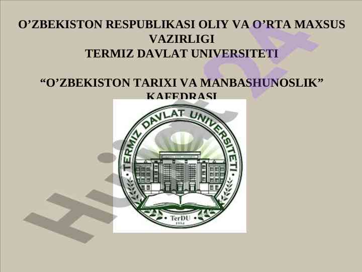 O'zbekiston respublikasidagi ijtimoiy o'zgarishlar