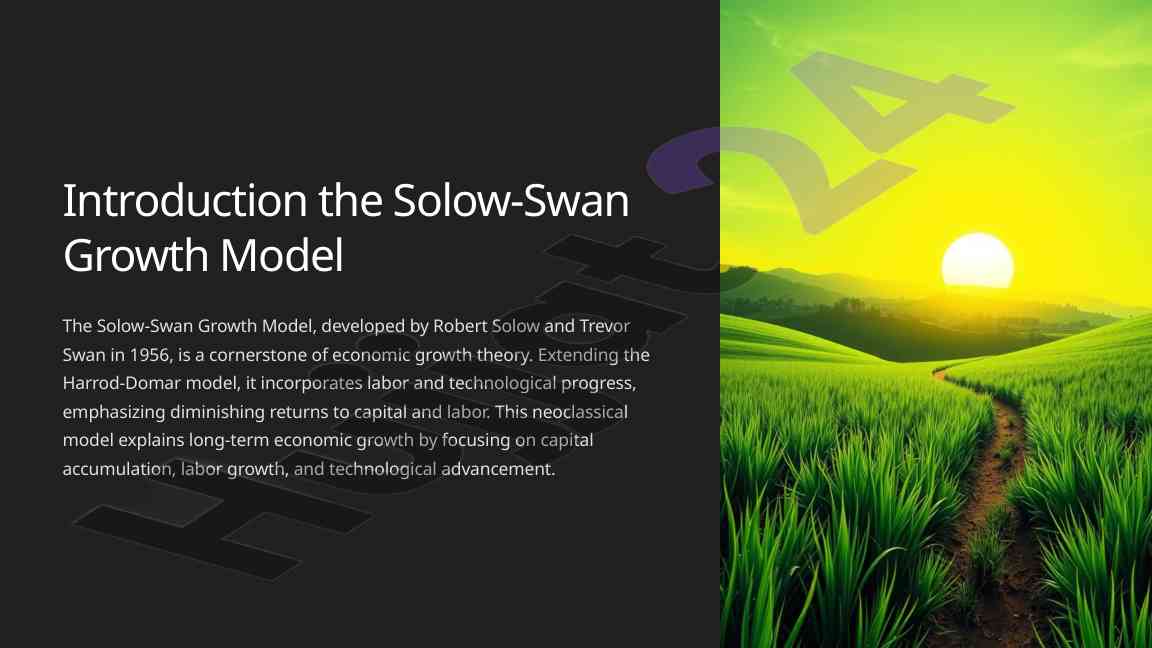 Understanding the solow-swan growth model insights