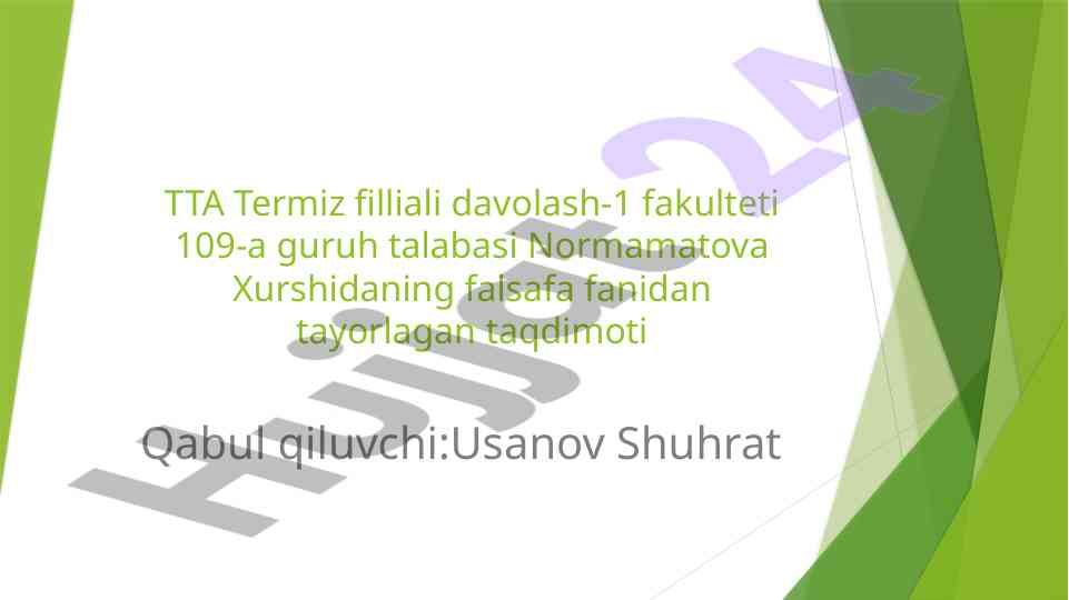 Falsafiy g’oyalar va nazariyalar
