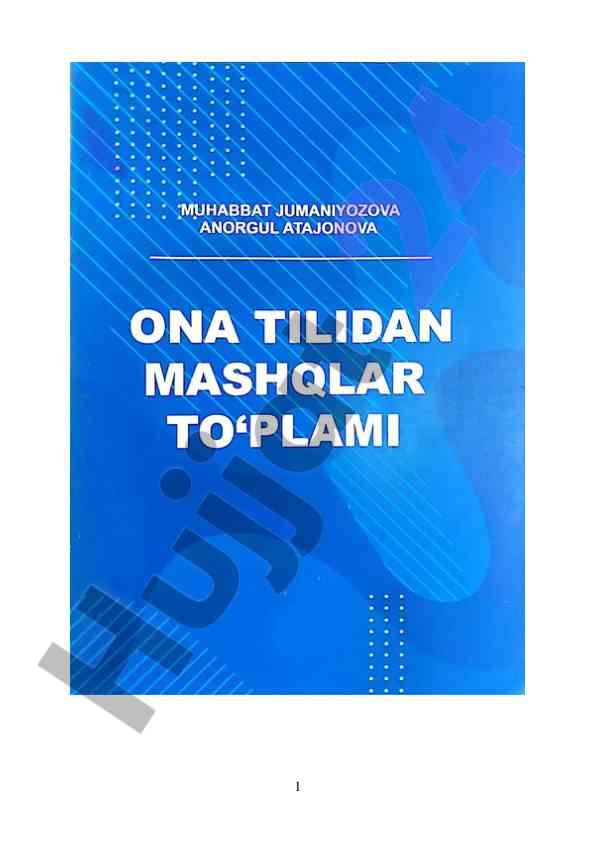 O‘zbek tilini o‘qitish tizimlarini takomillashtirish