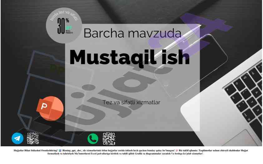 Hujjatlar bilan ishlashni osonlashtirish xizmatlari