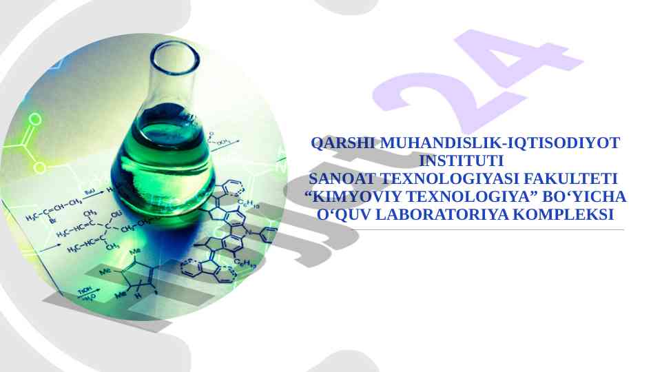 Laboratoriya jihozlari ro'yxati va tahliliga oid