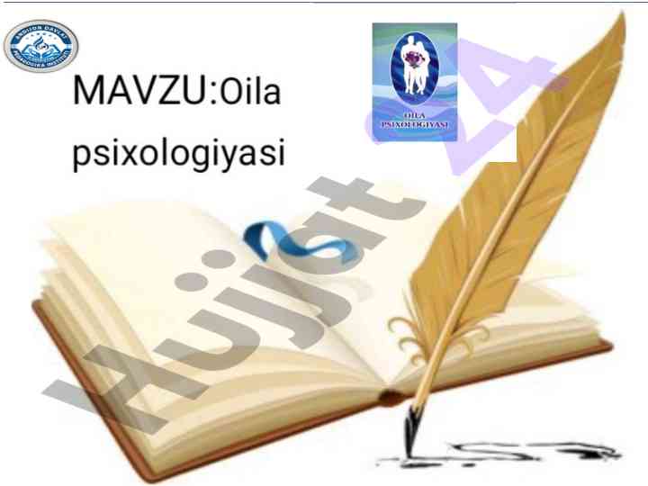 Oilaviy hayotga tayyorlash muammolari va tasavvurlar