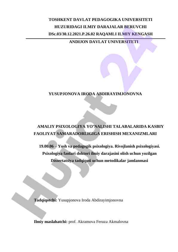 Empatik qobiliyatlarni o‘z-o‘zi baholash testi