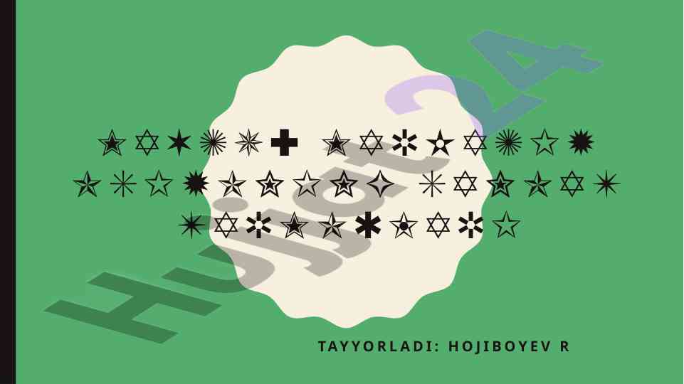 Markaziy osiyoning sanoat tarmoqlari tahlili