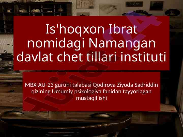 Xorij psixologiyasida motiv va motivatsiya muammosi