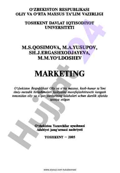 Marketing rivojlanishi asoslari va tamoyillari