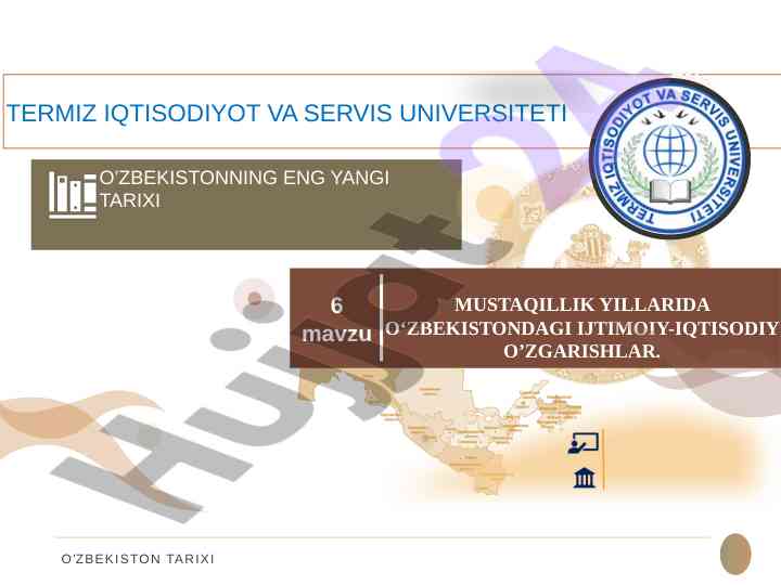 Ijtimoiy-iqtisodiy o'zgarishlar mustaqillik yillarida