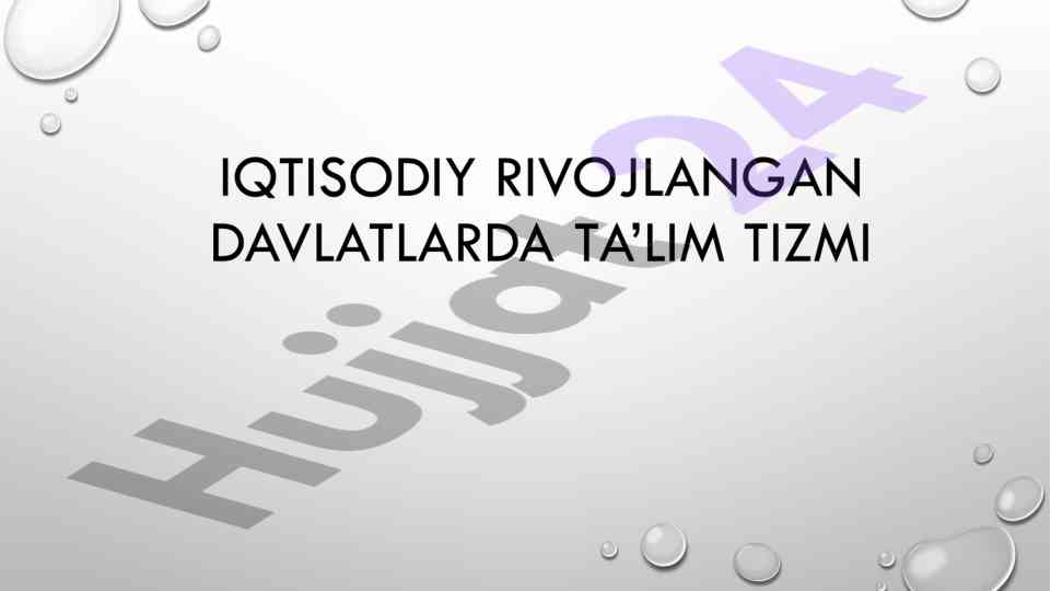Oʻquv materiallari taqdimoti
