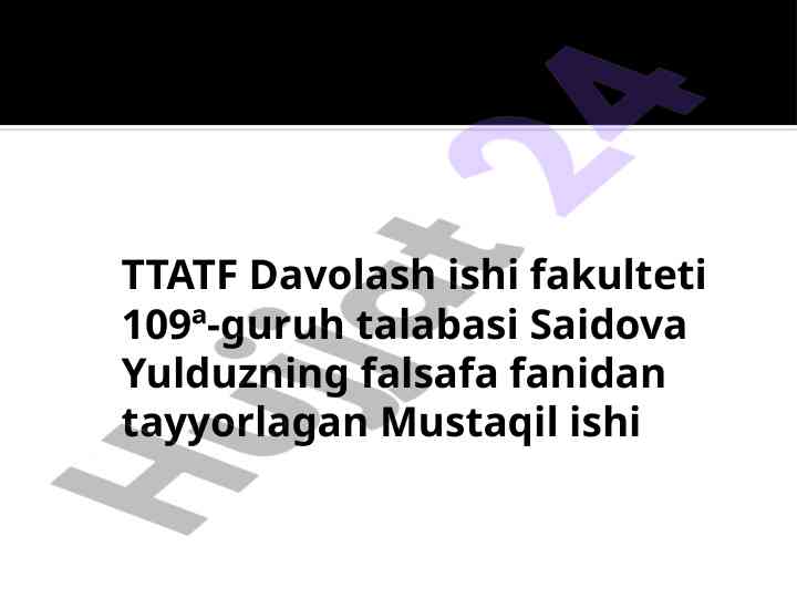Falsafiy g‘oyalar va nazariyalarining asosiy yo‘nalishlari