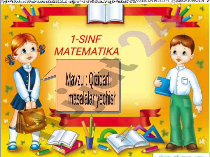 Qiziqarli masalalar yechish dars ishlanmalari