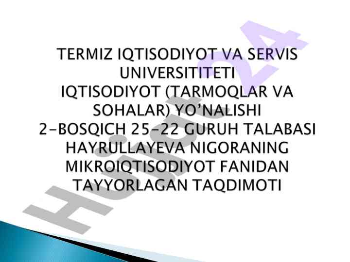 Soliq yukining taqsimlanishini tahlil qilish