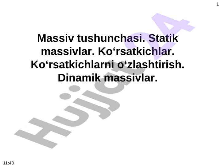 O‘rnatish jarayonlari va ularning ahamiyati