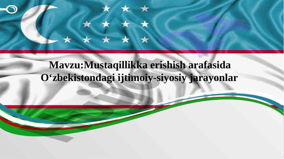 O‘zbekistondagi ijtimoiy-siyosiy jarayonlar tahlili