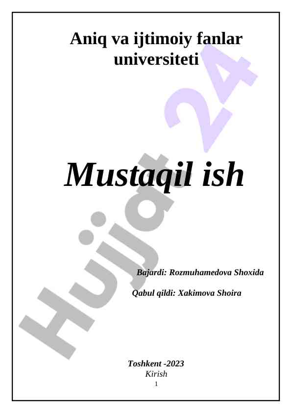 Pul islohotlari va ularning ta'siri toshkent 2023