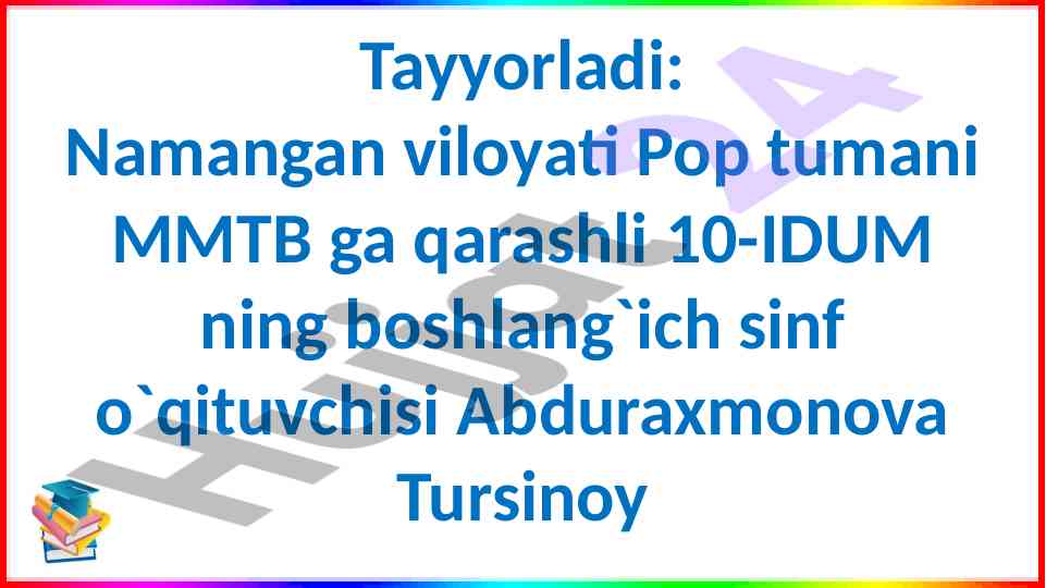 20 gacha bo'lgan sonlarni o'rganish darslari