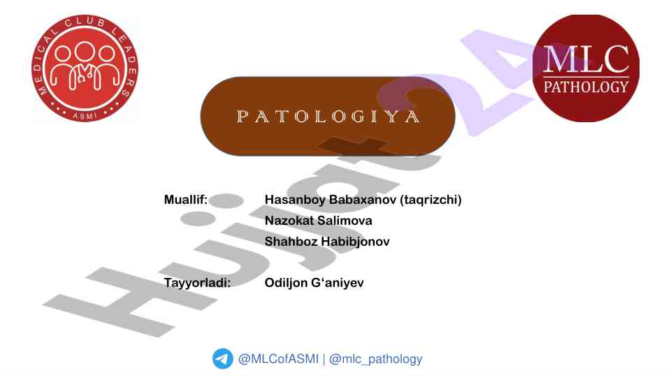 Hazm sistema patologiyasi tahlili