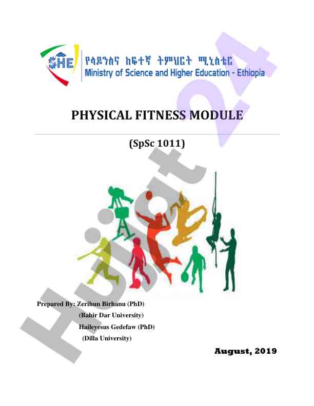Physical fitness module overview for effective living