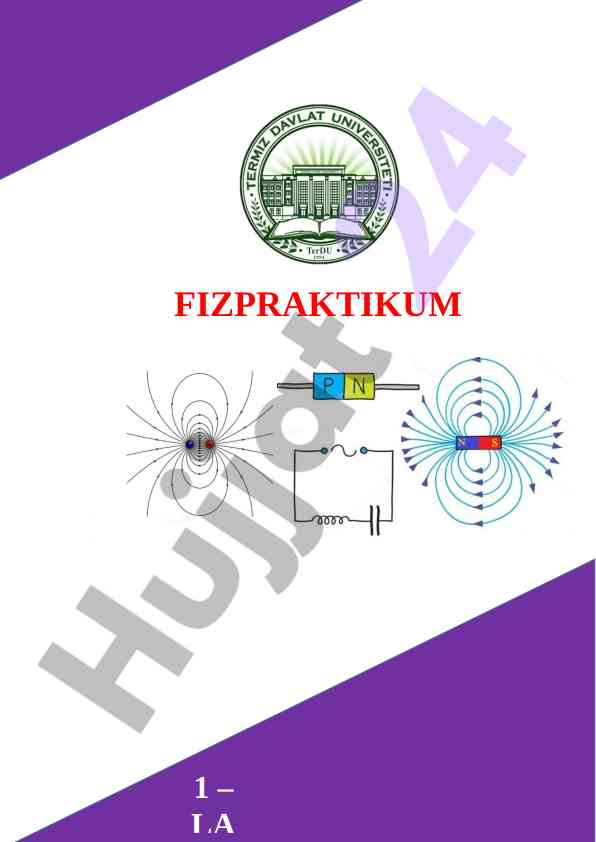 Elektrometrik kuchaytirgich yordamida tajribalar