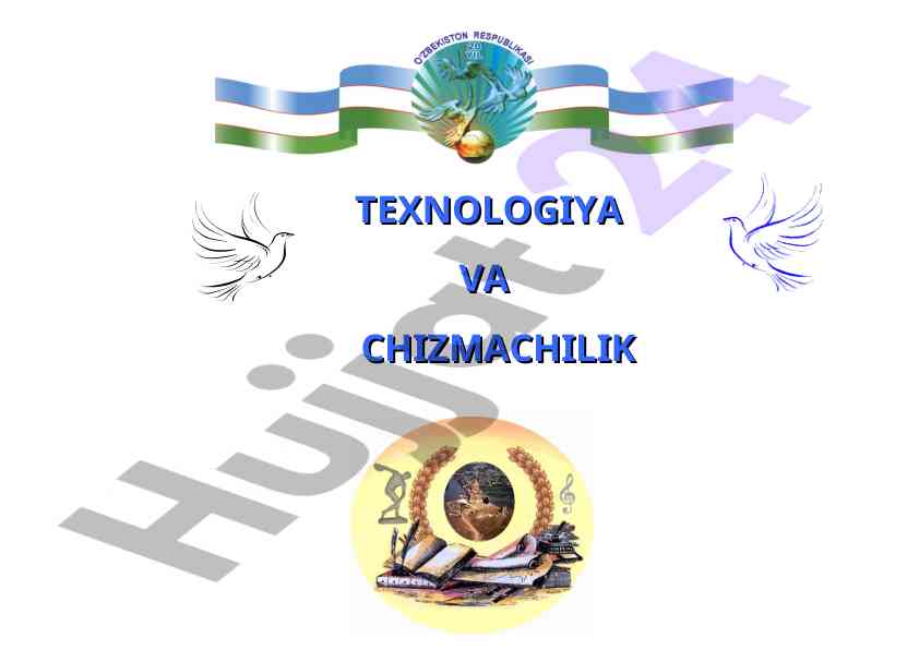 Yillik ta'vimiy ish rejasi texnologiya va chizmachilik