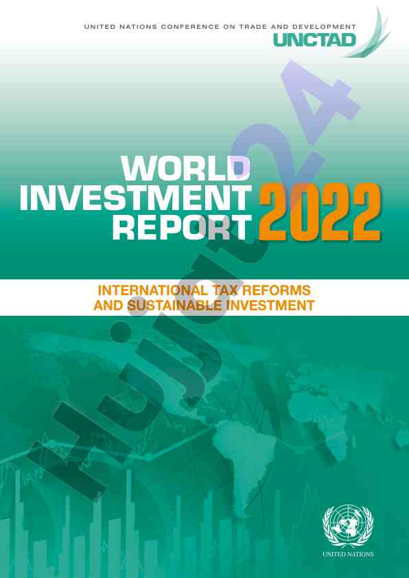 International tax reforms and sustainable investment