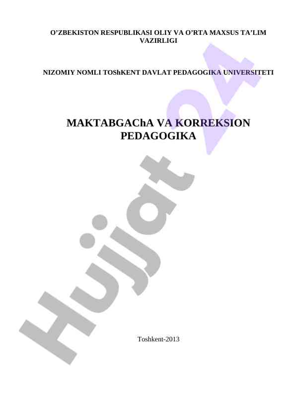 Maktabgachа ta’lim sohasida islohatlar