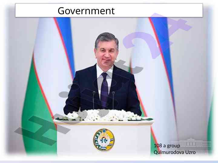Government structure of uzbekistan and its functions