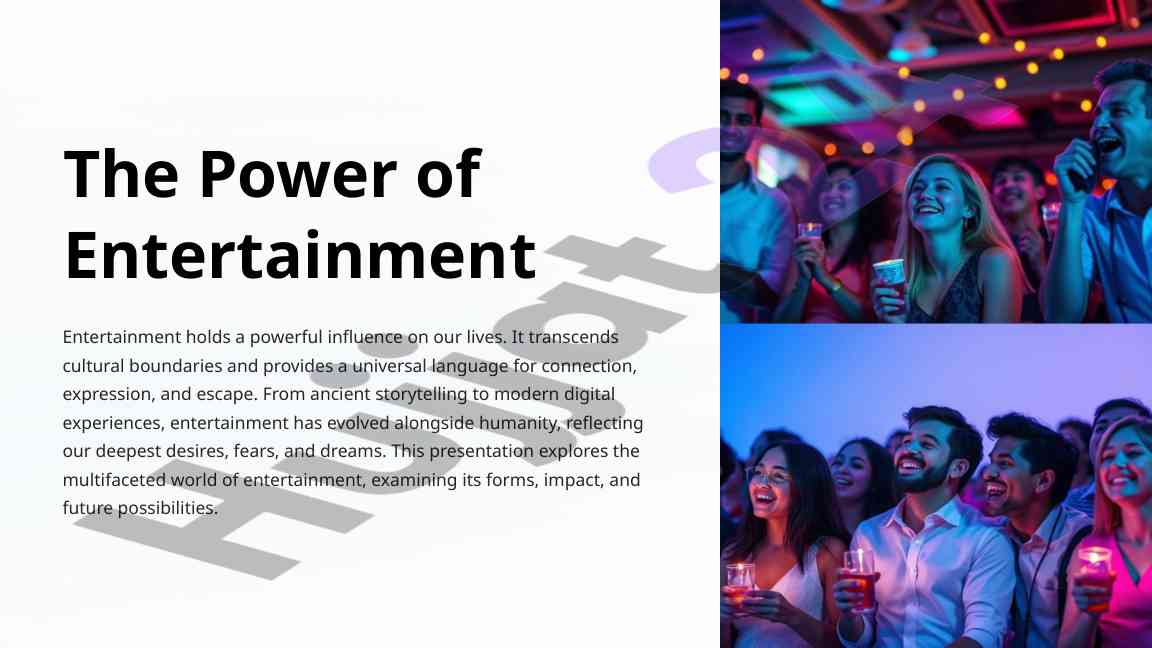 Exploring the influence of entertainment on society