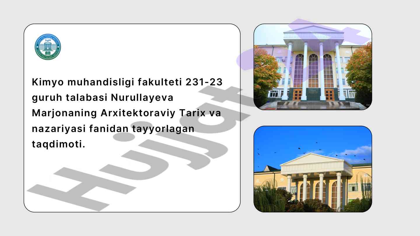 Barokko davri shaharsozligi taqdimoti