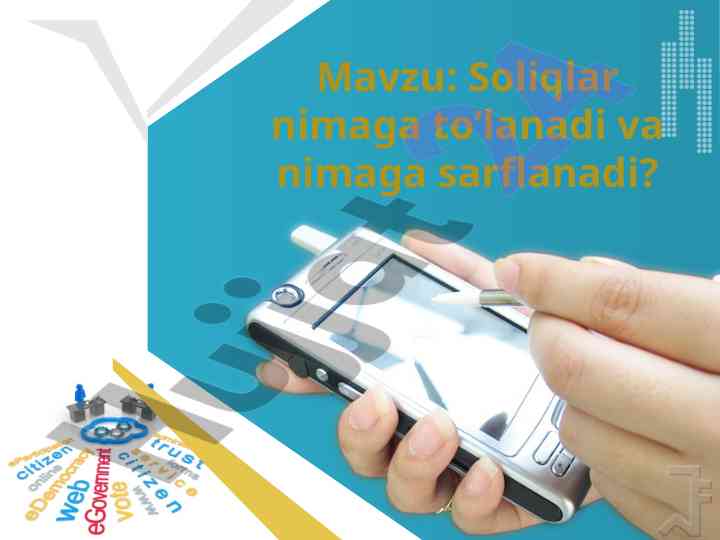 Soliqlar nimaga to'lanadi va nimaga sarflanadi