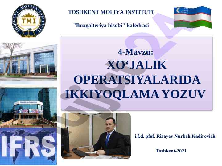 Ikkiyoqlama yozuv ahamiyati va buxgalteriya hisobi