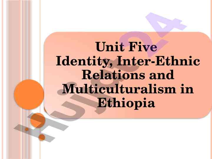 Identity and ethnicity: exploring cultural boundaries