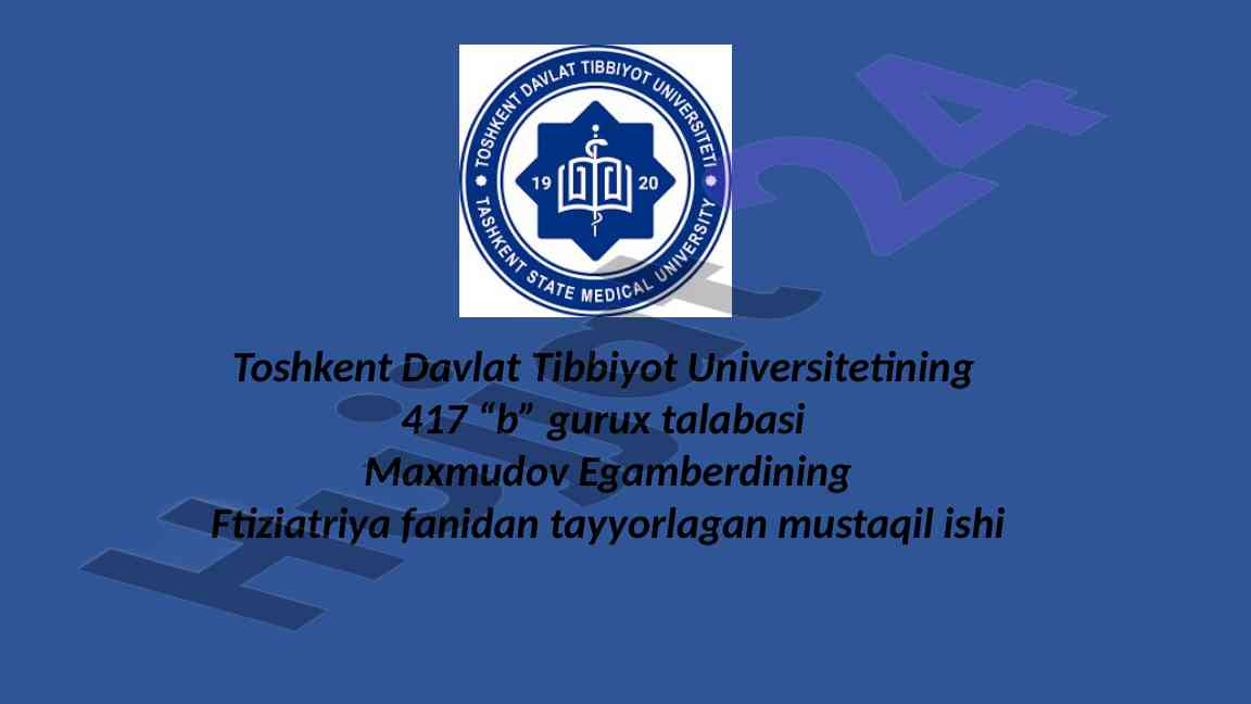 Latent tuberkulyoz infeksiyasi va uni davolash yondashuvlari
