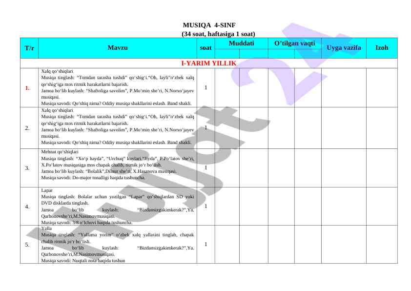 Qish fasli qo‘shiqlari va musiqa tinglash